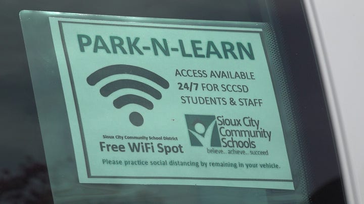 Iowa school district sends Wi-Fi vans into vulnerable communities while students are home