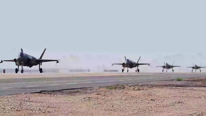 U.S. F-35s arrive in the Middle East in a mission to deter Iran