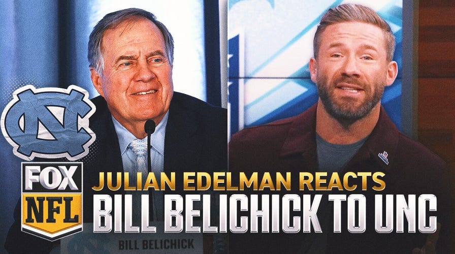 Bill Belichick: Julian Edelman reacts to North Carolina head coach hire | FOX NFL Kickoff