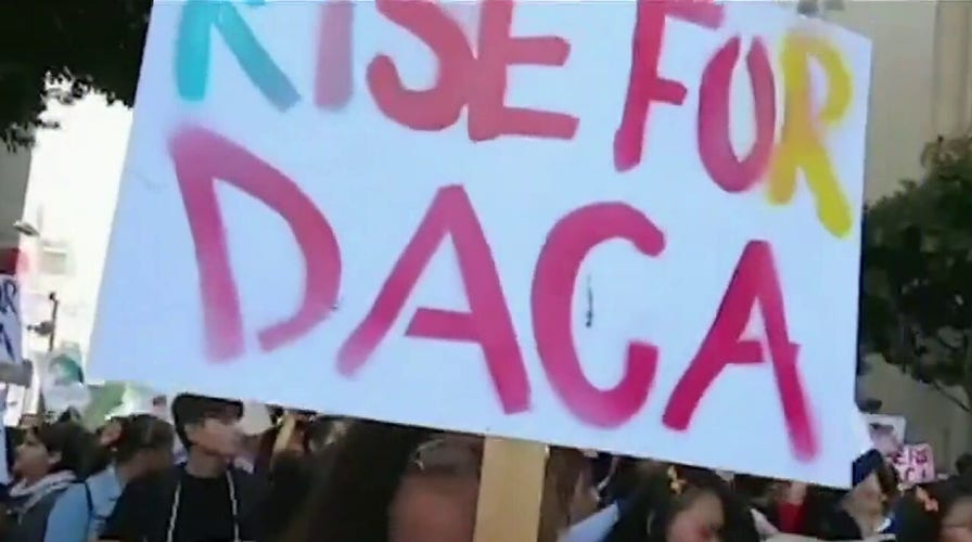 Illegal immigrants challenge President Trump's decision to scale back DACA program