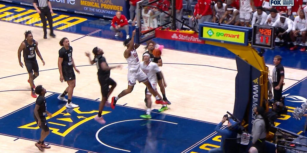 Texas Tech's JT Toppin throws down thunderous dunk vs. West Virginia