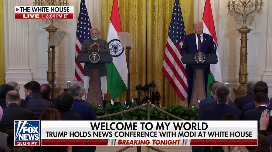 El presidente Donald Trump elogia el "vínculo especial" entre EE.UU. y India