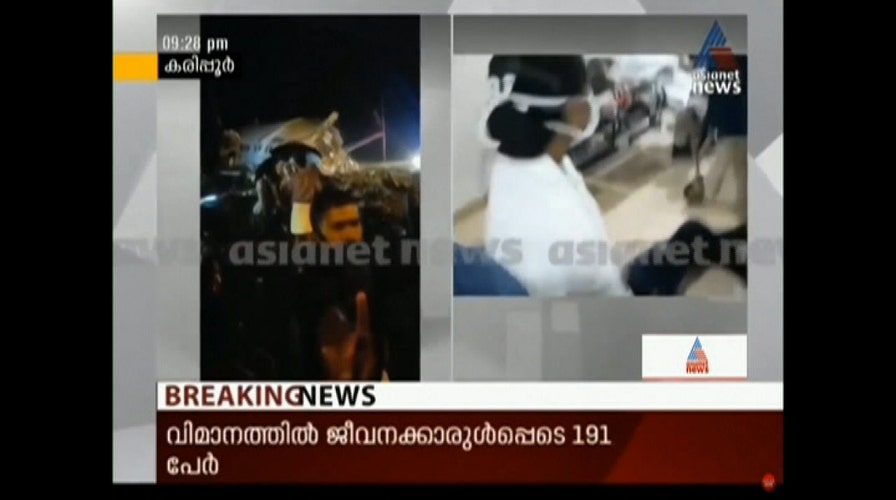 Indian news reports on apparent plane crash in Kozhikode