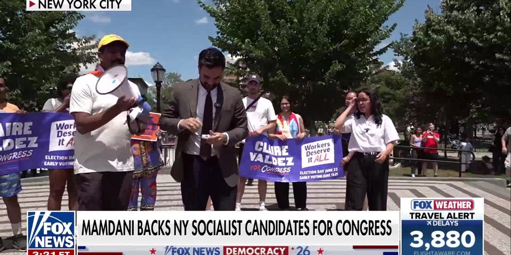 Mamdani campaigns for Democratic socialist candidate Claire Valdez