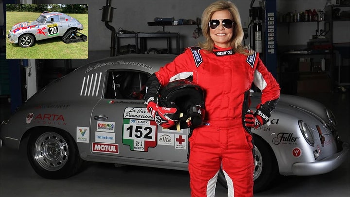 64-yr-old mom taking 1956 Porsche 356A to Antarctica to help fight child trafficking