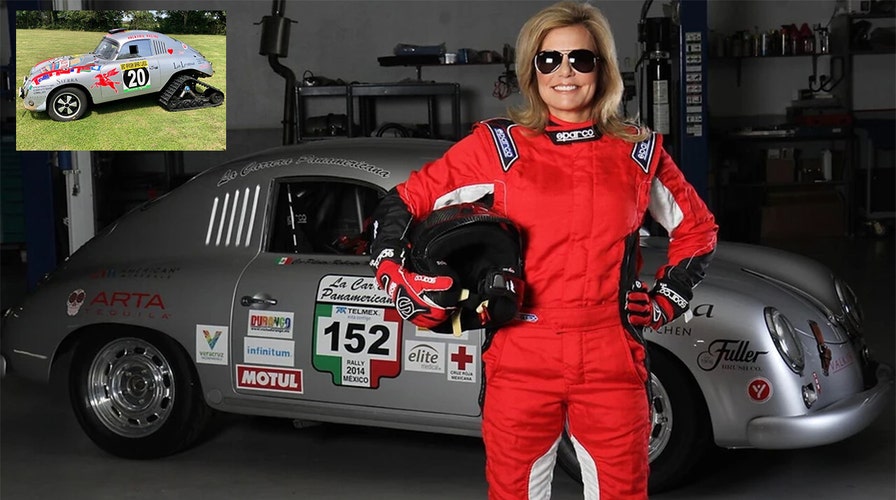 64-yr-old mom taking 1956 Porsche 356A to Antarctica to help fight child trafficking