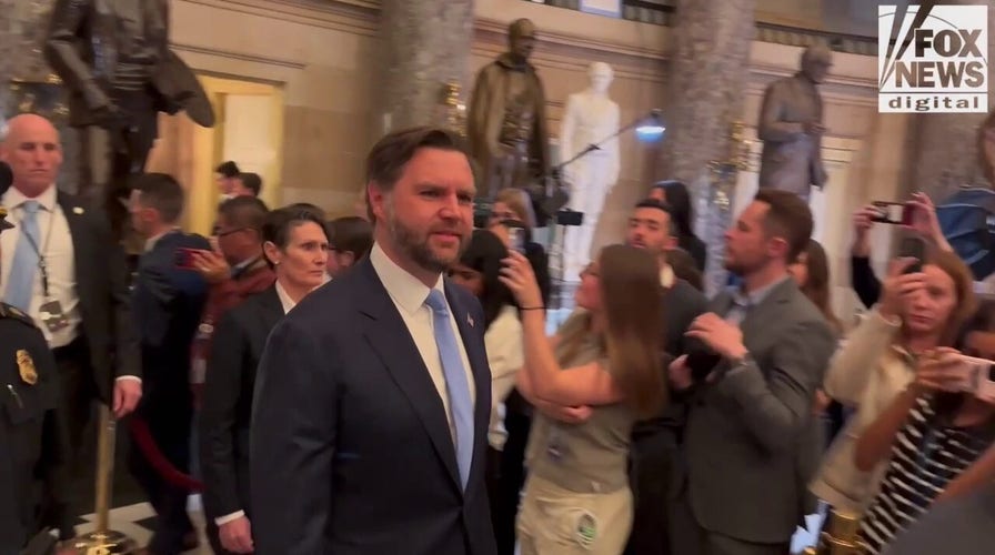 Vice President JD Vance leads procession into Trump’s State of the Union address