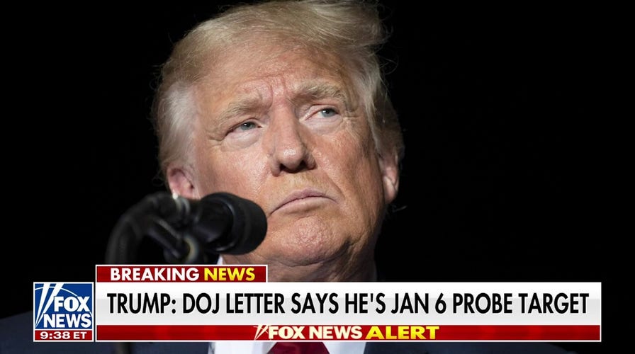 Trump says he is target of DOJ Jan. 6 probe