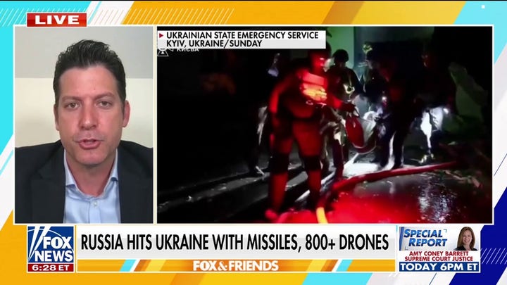 Trump puts Putin on notice after Russia hits Ukraine with largest air attack of war to date