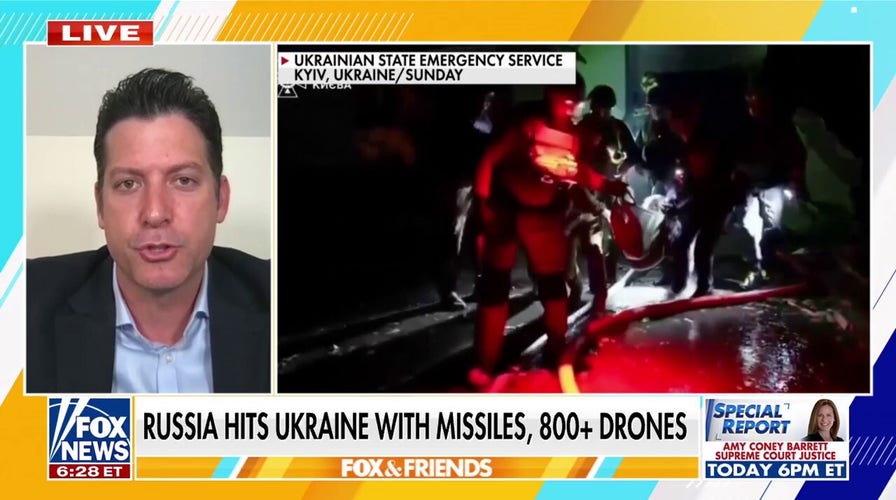 Trump puts Putin on notice after Russia hits Ukraine with largest air attack of war to date