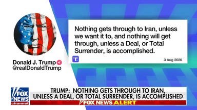 Trump says 'nothing gets through to Iran' unless approved by US