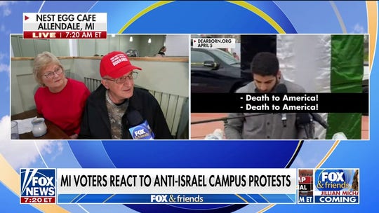 Michigan voters 'appalled' by anti-Israel protests, 'death to America' chants