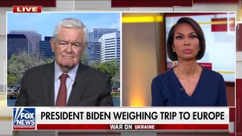 Newt Gingrich rips Biden's 'timid, cowardly' response to Ukraine: 'We are intimidated by Putin'
