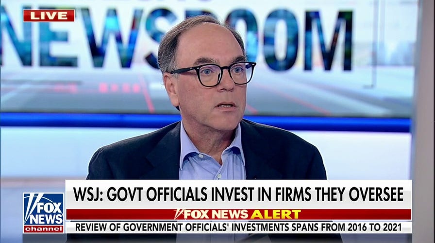 'Remarkable number' of government officials investing in firms they oversee: WSJ's James Grimaldi