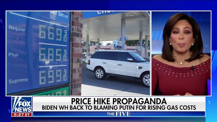 'The Five': White House blames Putin for rising gas costs again as OPEC+ ignores Biden's plea