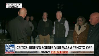 Bipartisan group of senators tour border, day after Biden's visit