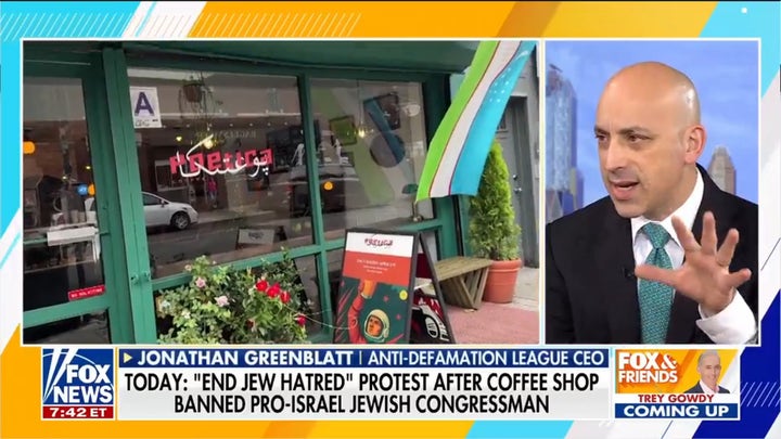 Outrage after Brooklyn coffee shop bans Jewish congressman