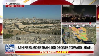 IDF spokesperson says Iran has launched more than 100 drones at Israel