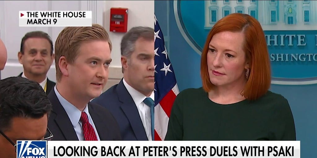 Peter Doocy Looks Back At Press Duels With Psaki Ahead Of Her Final ...