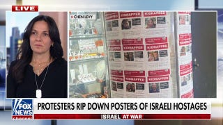 Protesters rip down posters of Israeli hostages - Fox News