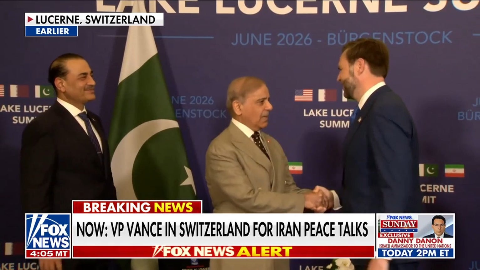 VP Vance in Switzerland for peace talks as Iran threatens Strait of Hormuz