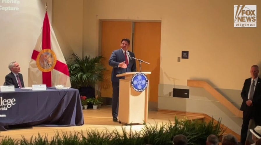 Ron DeSantis touts Florida's education system, slams ‘woke’ academia in Sarasota address