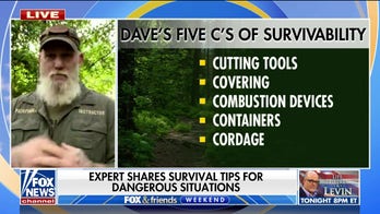 Survival expert gives tips for dangerous situations