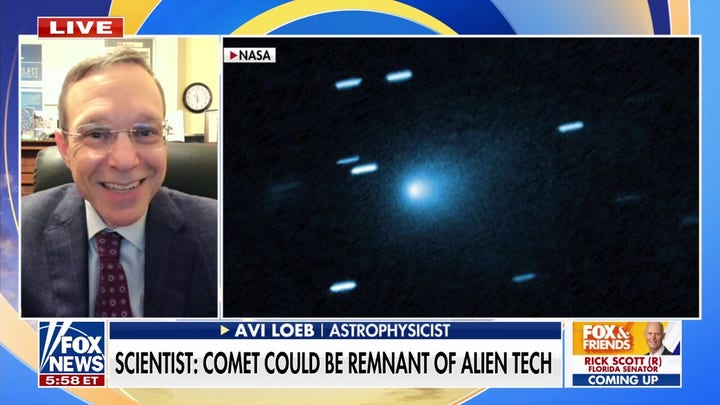'Unusual' comet could be alien tech collecting recon on Earth, astrophysicist claims