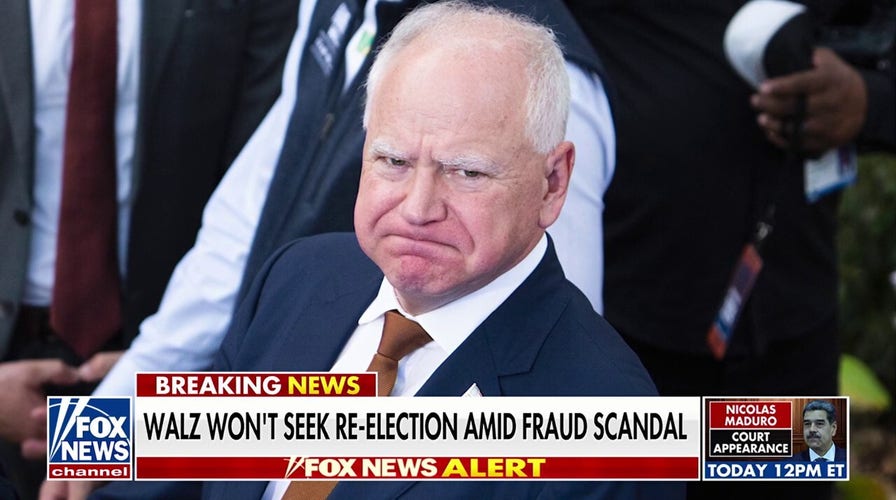 Gov. Tim Walz won't seek re-election amid Minnesota fraud scandal