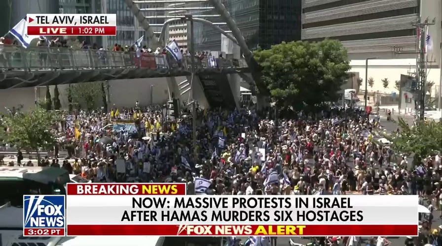 Israelis hold massive demonstrations in plea to bring Hamas hostages home
