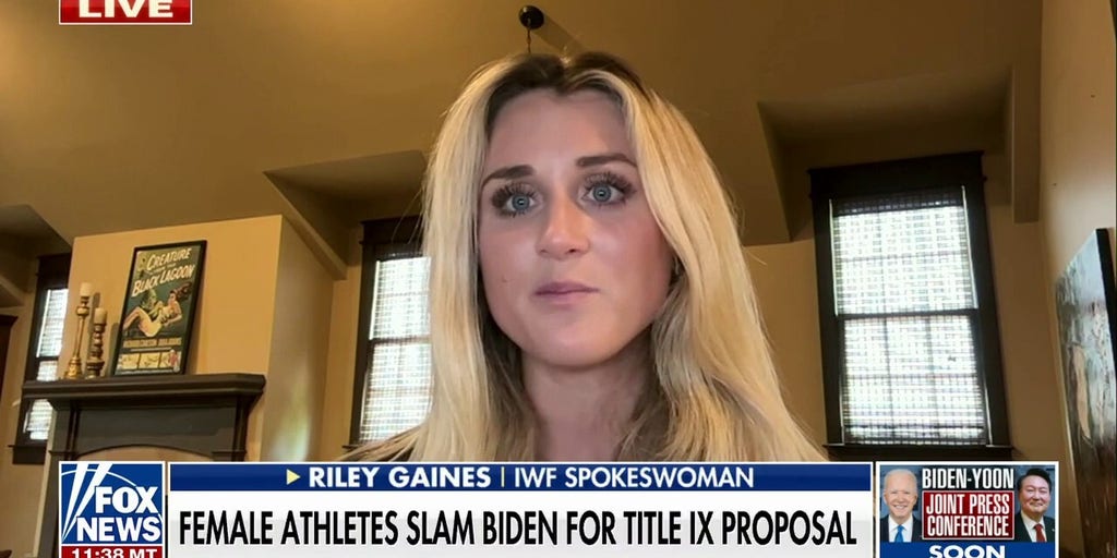 Riley Gaines reacts to trans student exposing genitals to teen girls: 'It's traumatizing' | Fox News Video