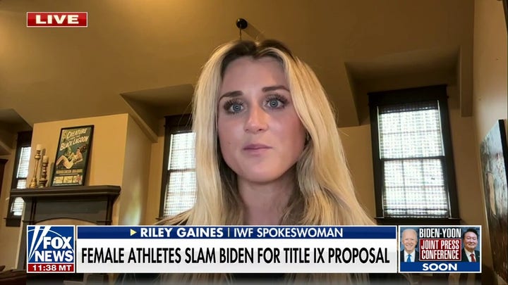 Riley Gaines reacts to trans student exposing genitals to teen girls: 'It's traumatizing'