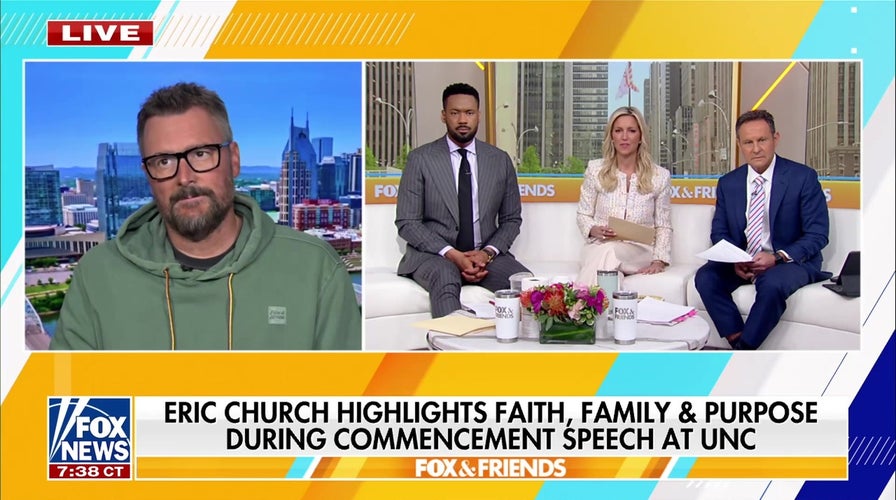 Eric Church's 'six strings' commencement speech goes viral