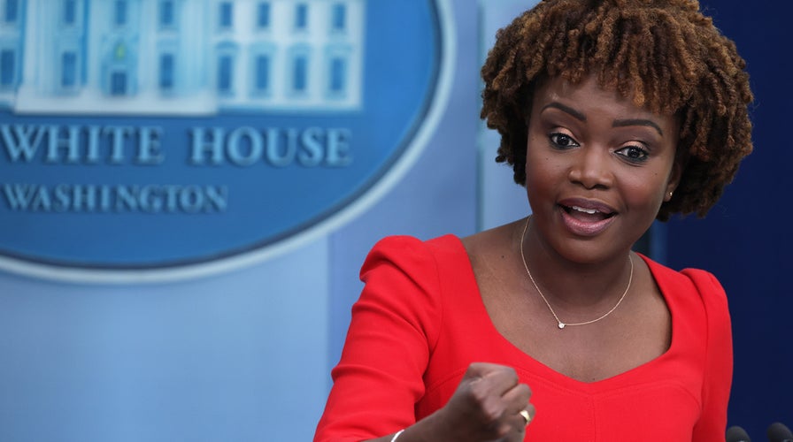 White House press secretary Karine Jean-Pierre holds briefing