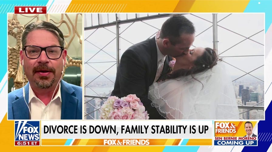Marriage makes a comeback in the US as divorce rate plummets