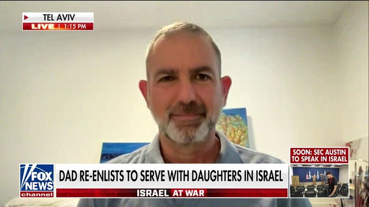 Dad leaves US to re-enlist in IDF to serve alongside daughters
