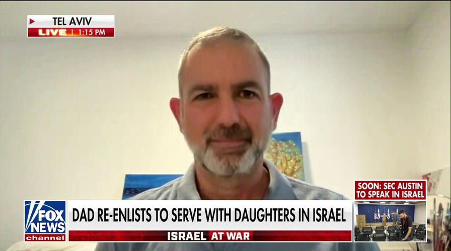 Dad leaves US to re-enlist in IDF to serve alongside daughters