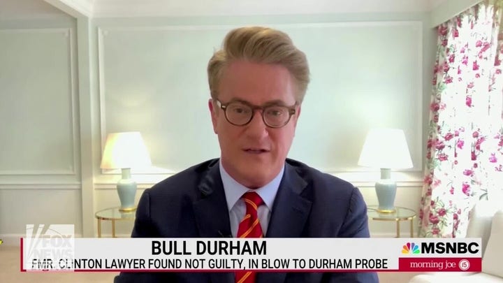 MSNBC’s Joe Scarborough: Durham probe is ‘asinine,’ should be shut down following Sussmann verdict