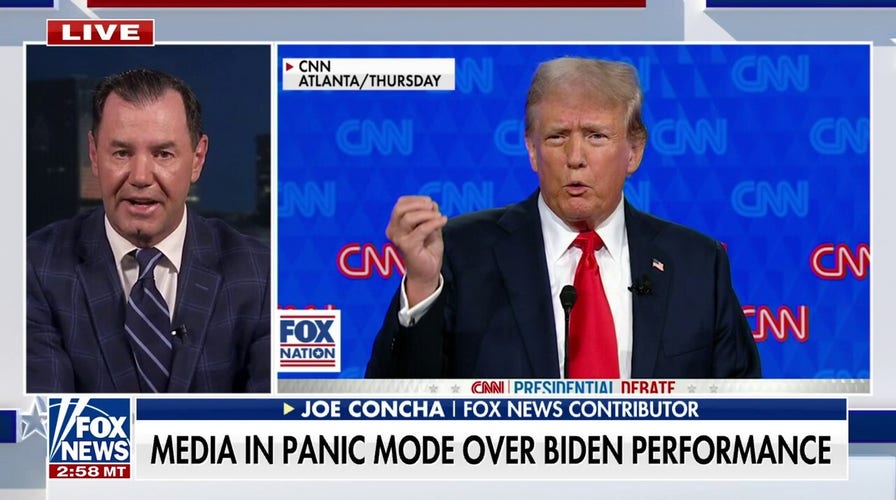 Joe Concha reacts to Biden's poor debate performance: 'The panic is very real'