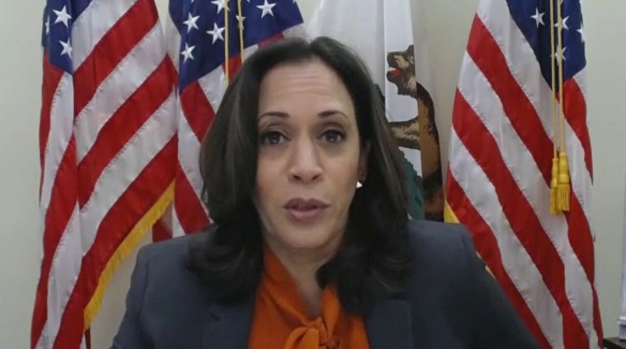 Kamala Harris contrasts Ginsburg with Barrett over women's rights