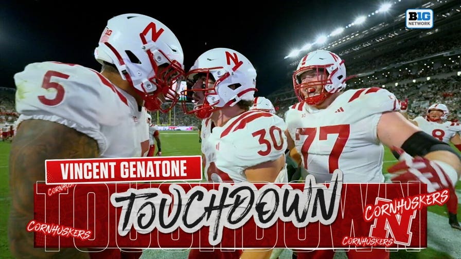 Vincent Genatone runs for 1-yard TD further extending Nebraska's lead over Michigan State