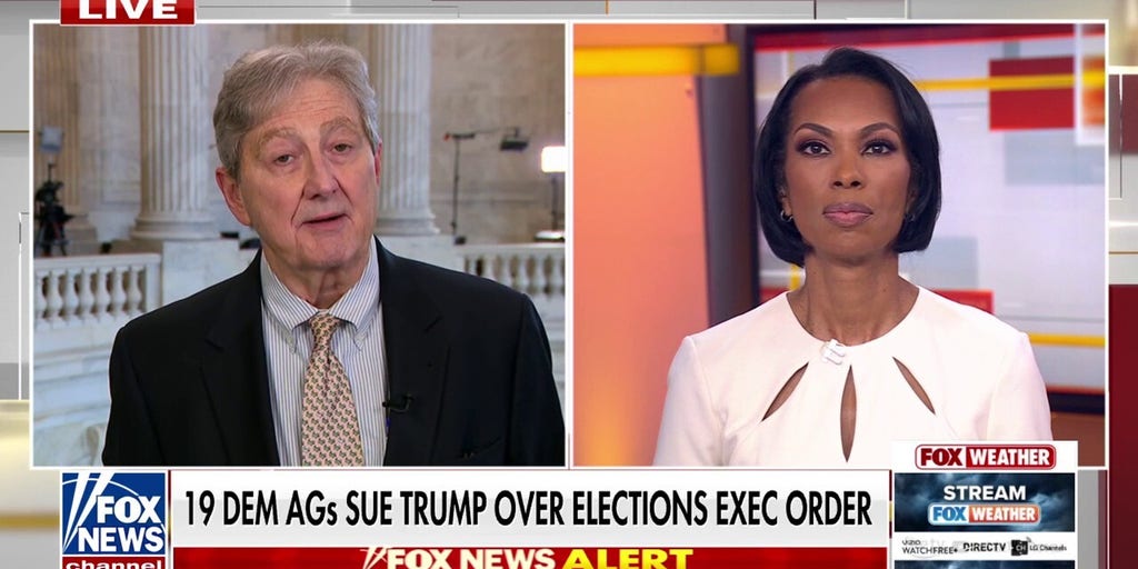 States sue to block Trump order overhauling elections