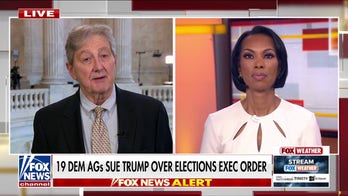 States sue to block Trump order overhauling elections