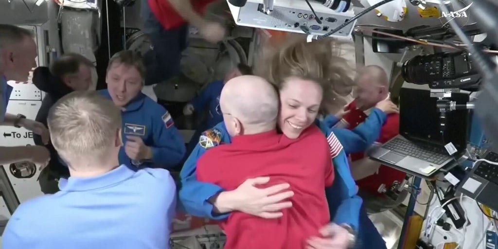 Hatch opens as replacements for NASA's two stranded astronauts arrive at the ISS