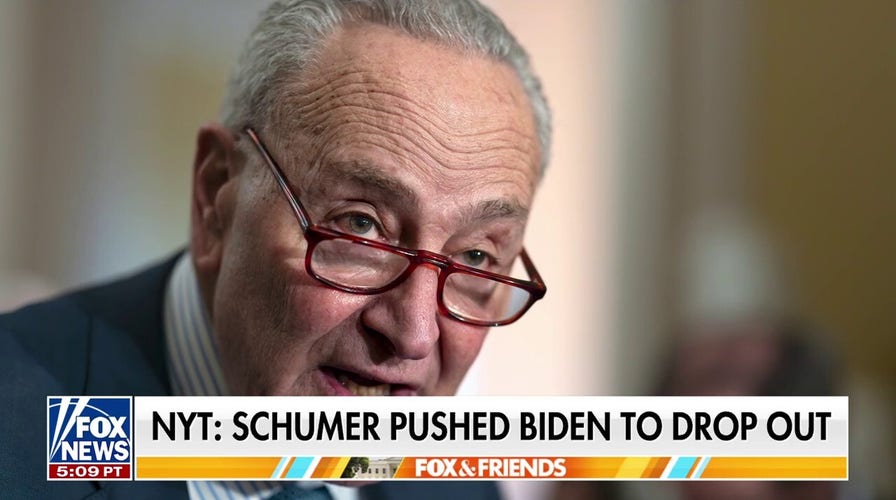 Sen. Chuck Schumer reportedly pushed Biden to drop out