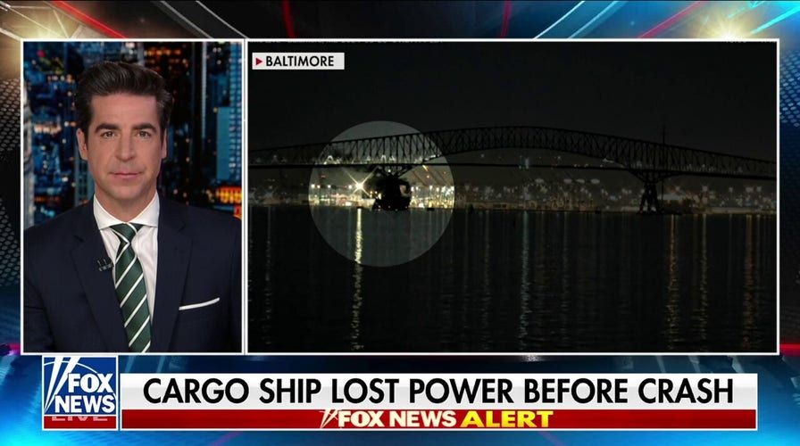JESSE WATTERS: The Baltimore bridge collapse could have been a lot worse