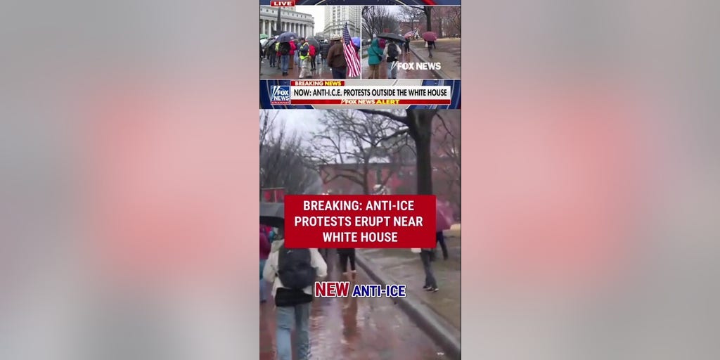 BREAKING: Anti-ICE protests ERUPT near White House