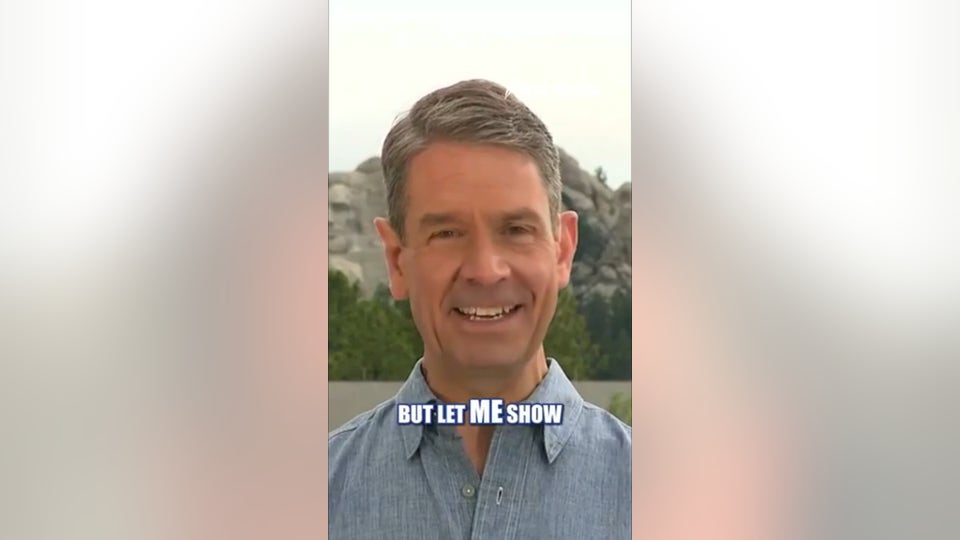 'Faces of freedom': Griff Jenkins shares history of Mount Rushmore