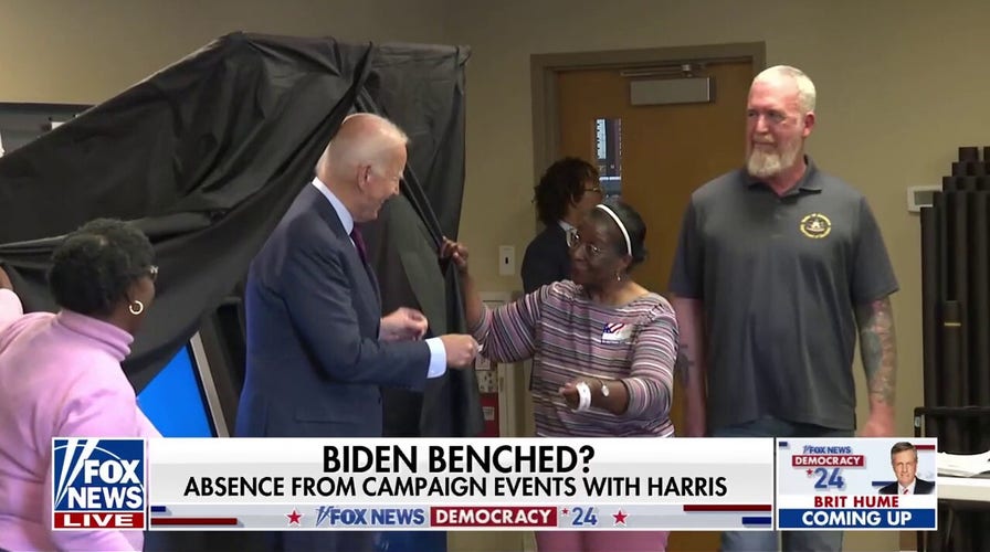President Biden casts his ballot in Delaware