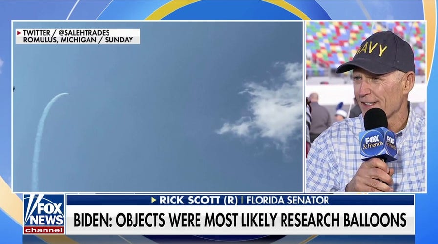 Sen. Scott on Biden’s handling of the airborne objects: ‘There’s no transparency’